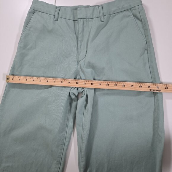 Levi's Baggy Trousers Womens28 Minty Green Wide Leg Casual Modern Loose Fit Boho - Picture 6 of 16